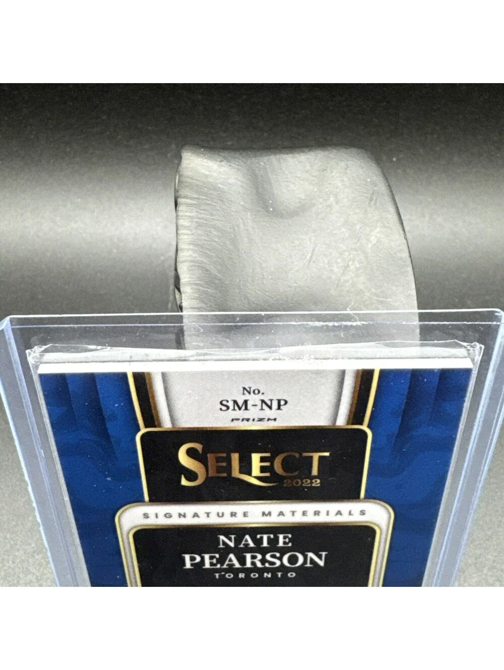 Nate Pearson Select Autograph & Swatch No. SM-NP 2022 - 73/99 with Protector